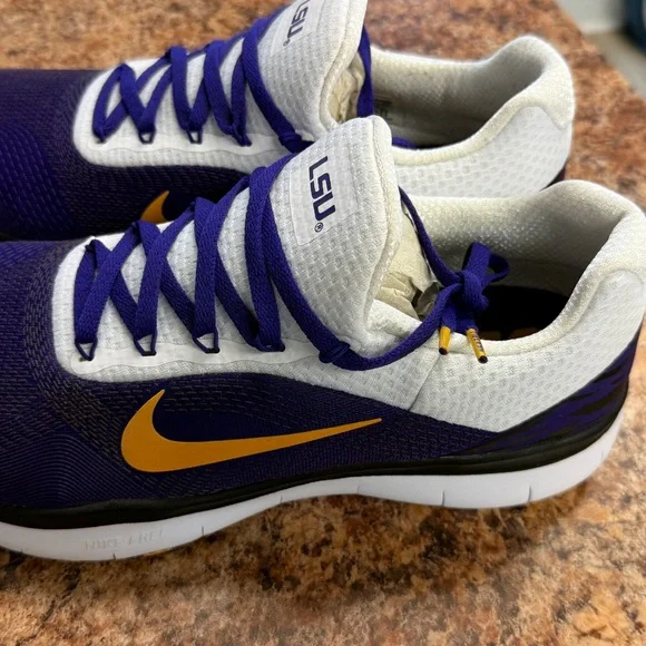 LSU Purple and Yellow Athletic Shoes size 10 - Picture 2 of 5